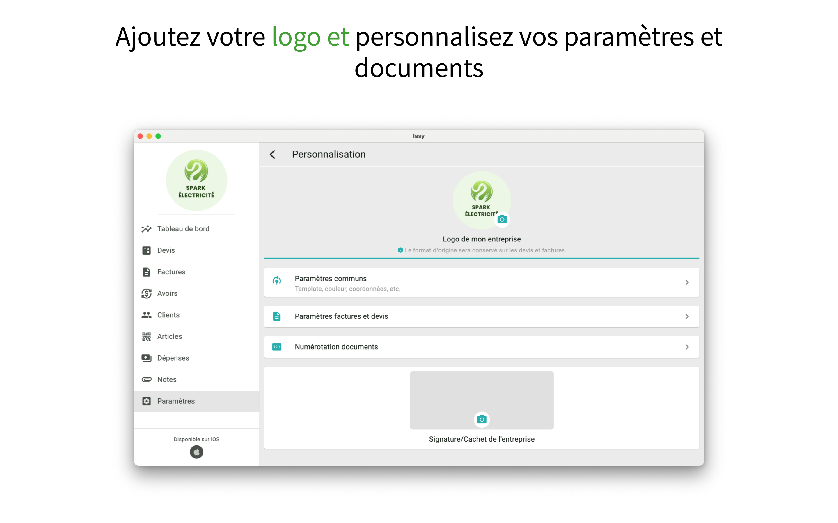 Iasy - Devis et Factures