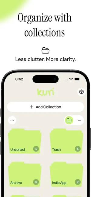 Kuri: Save & organize links screenshot 2