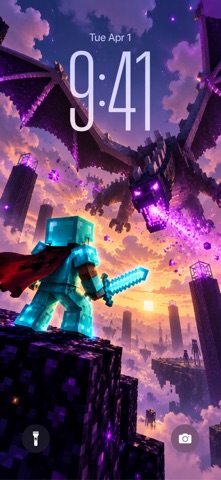 Crafty:Wallpaper for Minecraft — скриншот 1