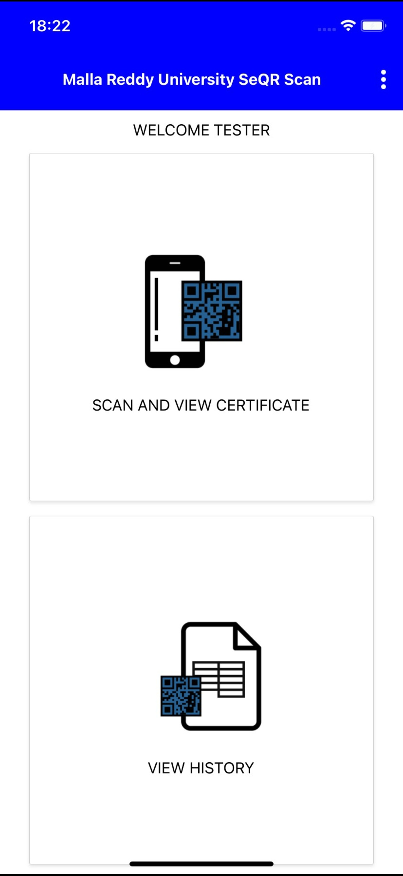 Mallareddyuniversity SeQR Scan screenshot 4