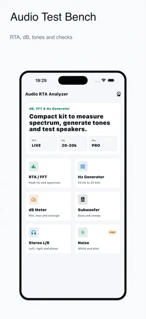 Audio RTA: Spectrum Analyzer screenshot 1