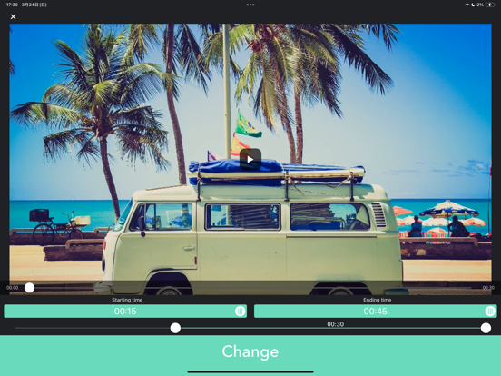 CropMov - Crop Video Editor iPad screenshot 9 - Photo & Video app