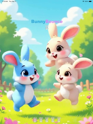 Bunny Bounce Fun iPad screenshot