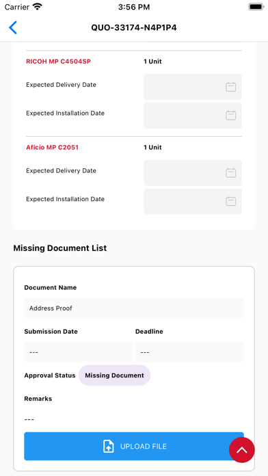 App screenshot
