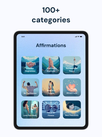 Positive Affirmations-Affirmly iPad screenshot