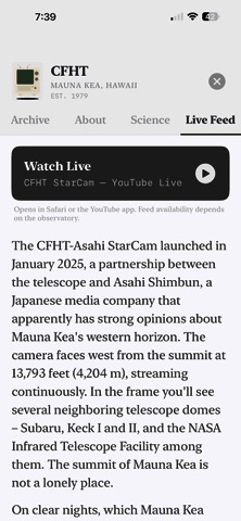 Signal: Observatory Archive Screenshot 9 of 9