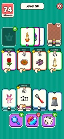 Stamp Sorting Solitaire Quest screenshot