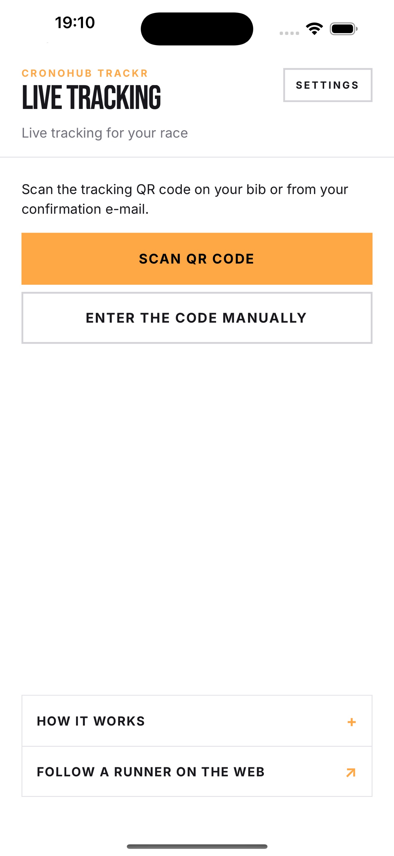 Screenshot 1 of Cronohub Trackr
