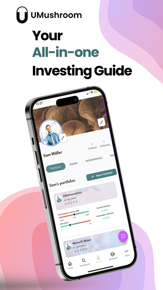 #1. UMushroom: Investing Made Easy (iOS) 由: UMushroom