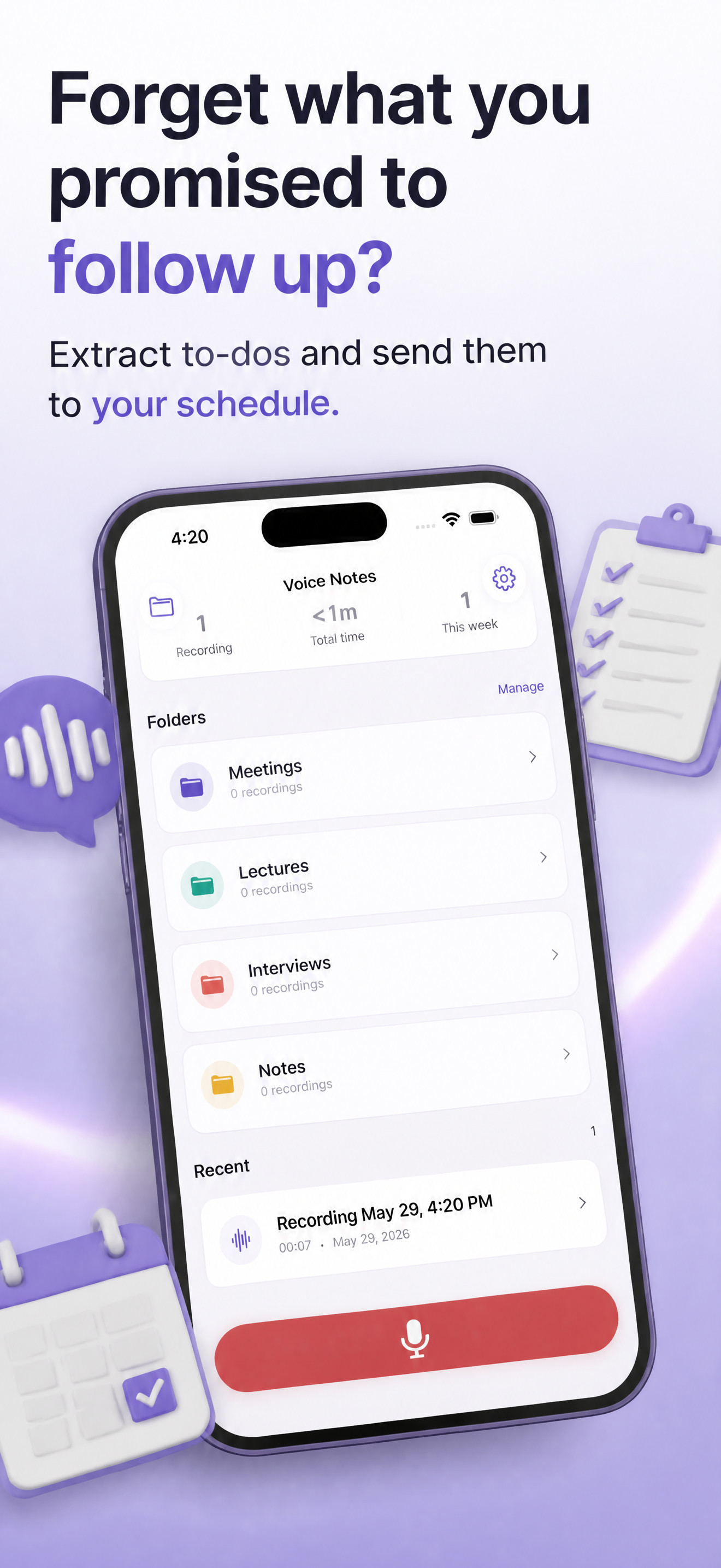 Meeting Notes & Voice Record screenshot 4