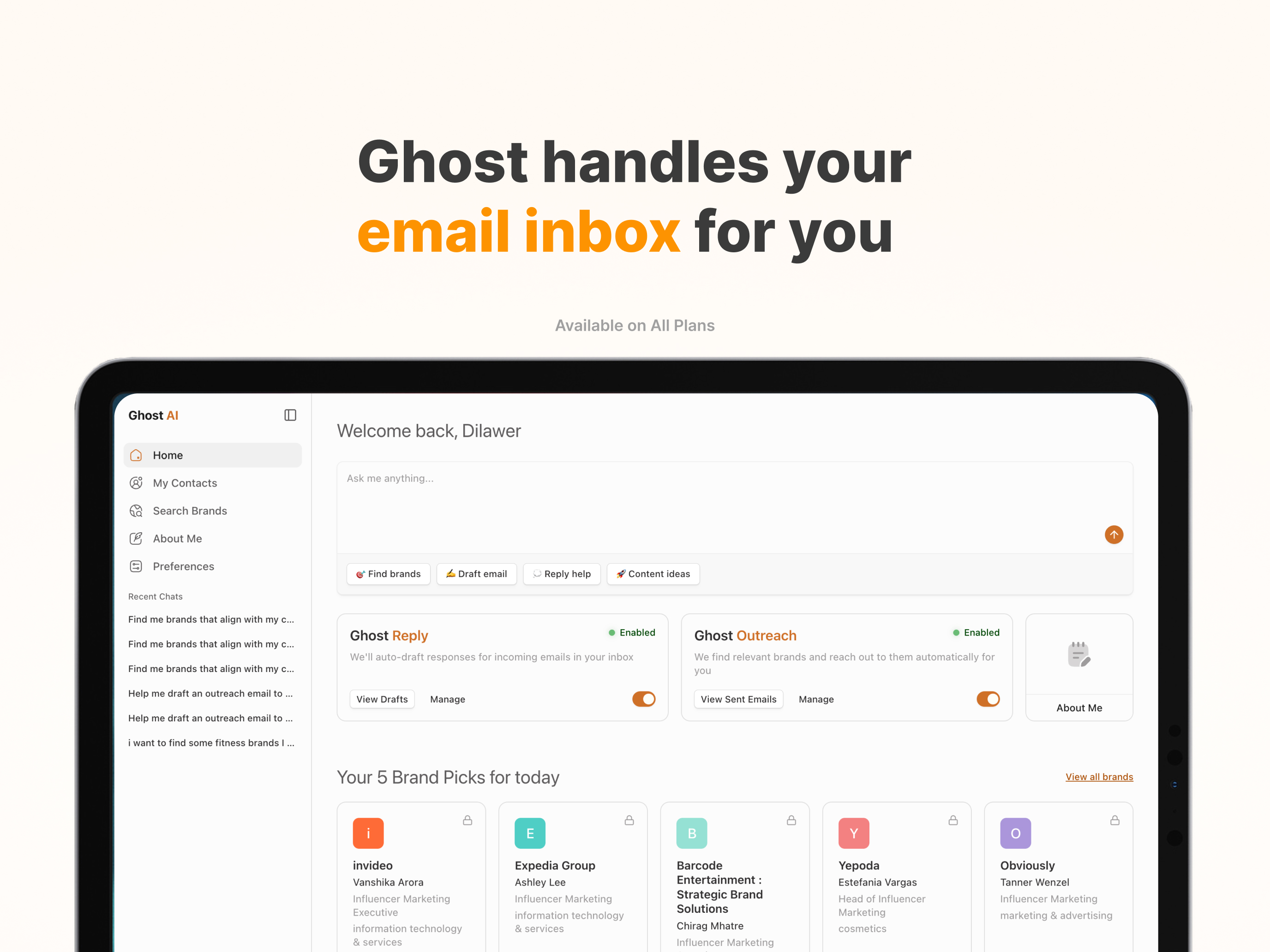 Ghost: Talent Agent