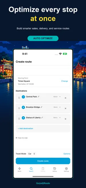 Go(od)Route - Route Optimizer screenshot 2