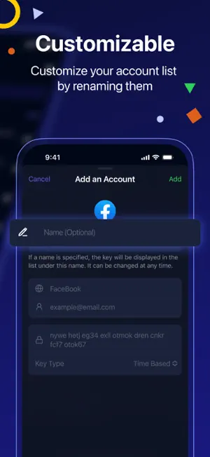 Mobile 2FA Authenticator App screenshot 4