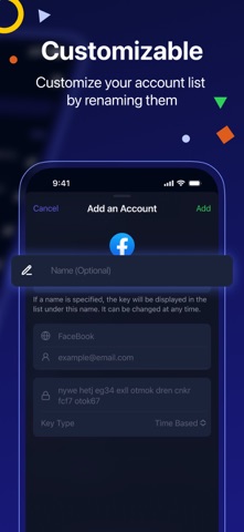 Mobile 2FA Authenticator App Screenshot 4 of 4