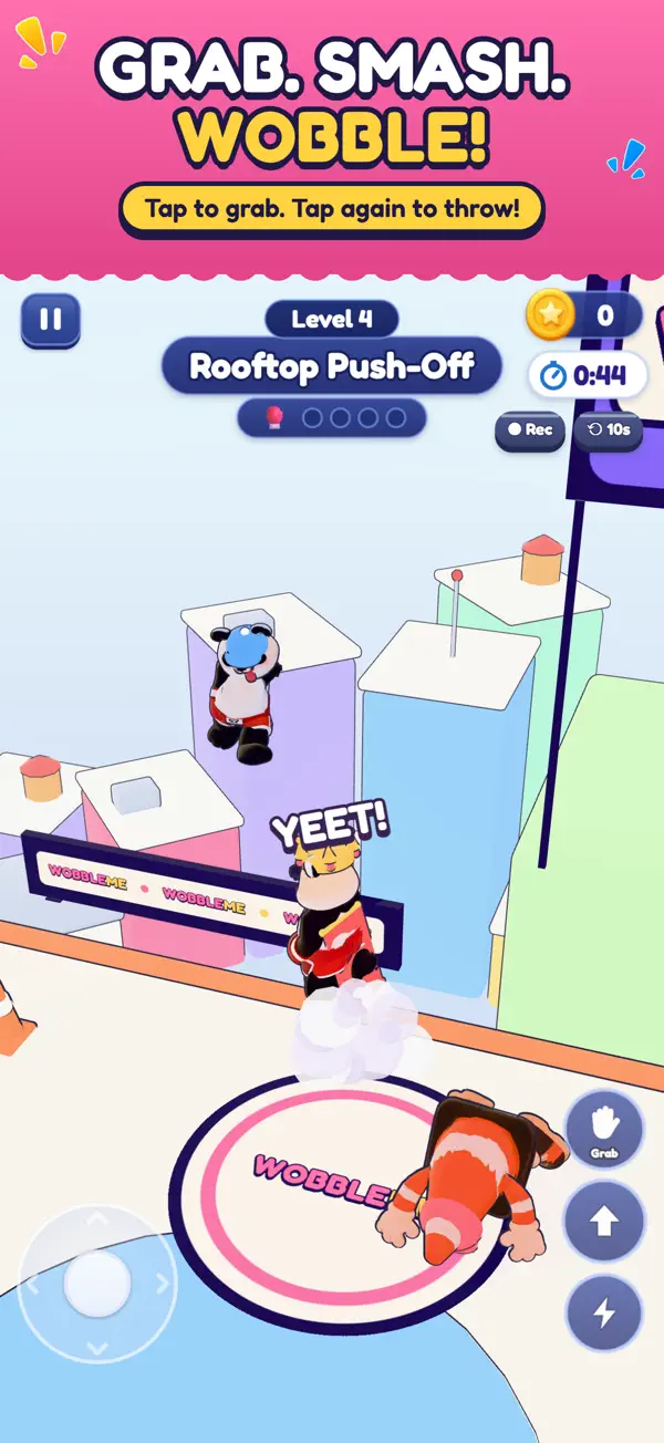 WobbleMe: Ragdoll Party 游戏截图