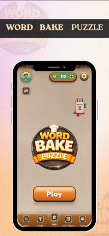 Word Bake: Crossword Game iPhone screenshot