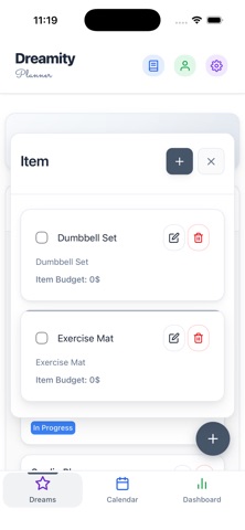 Dreamity: Goal & Plan Tracker Screenshot 4 of 7