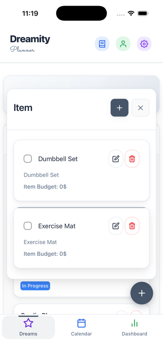 Dreamity: Goal & Plan Tracker Screenshot 4 of 7