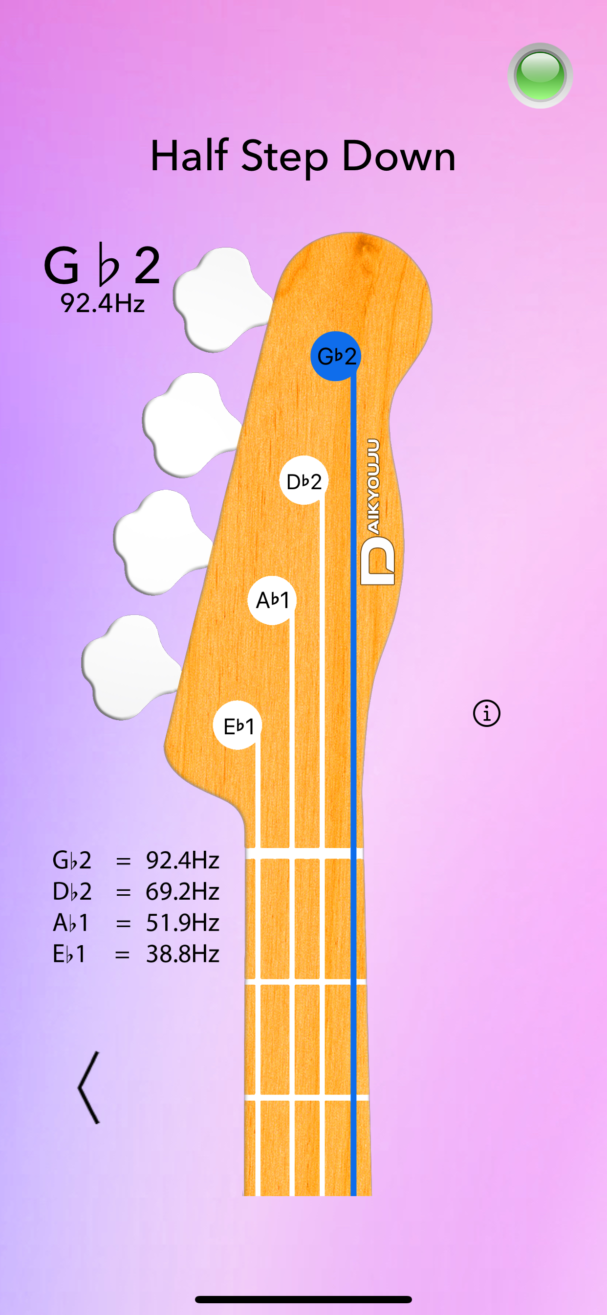 Afinador de Bajo Basic