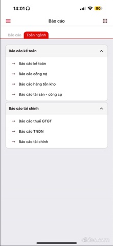 Kế toán online VACOM screenshot
