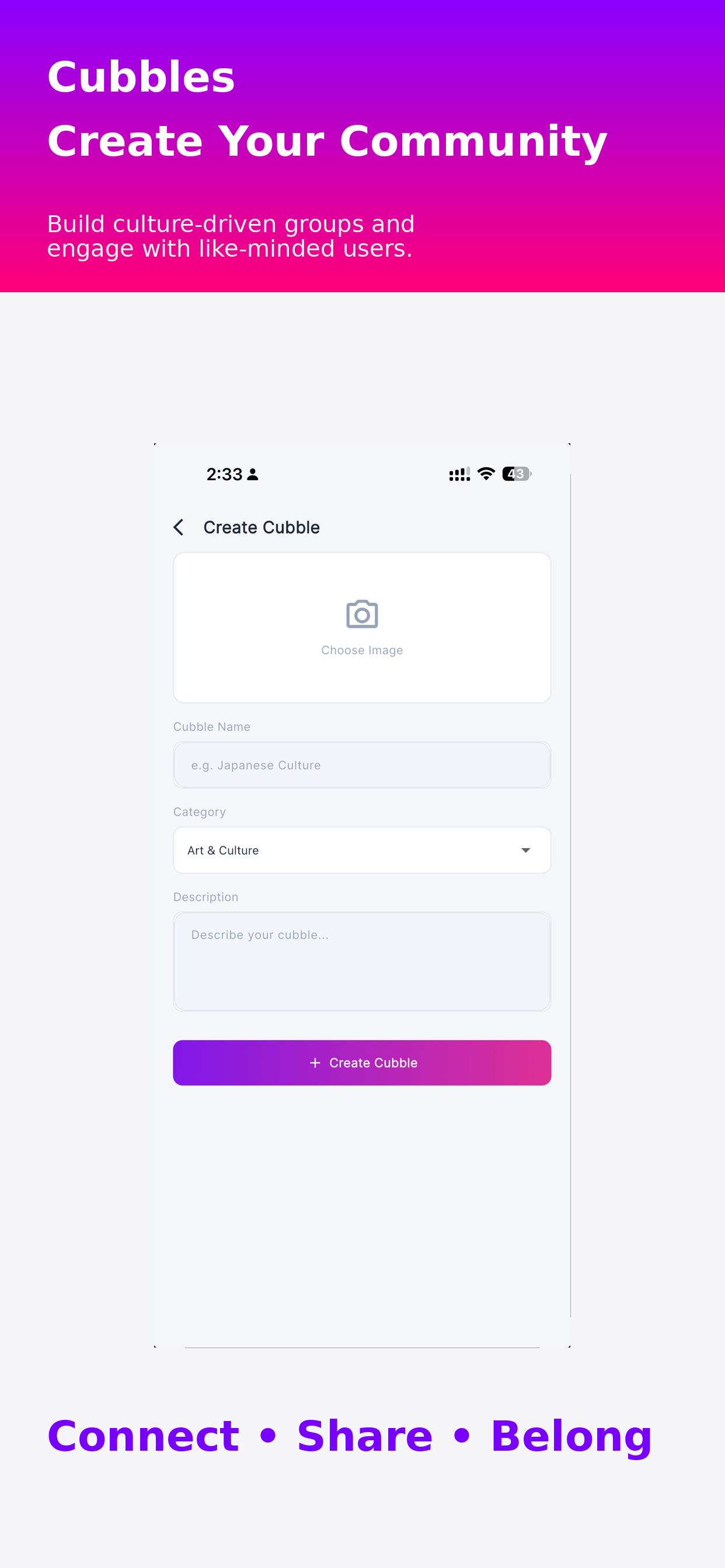 Cubble: The Culture App