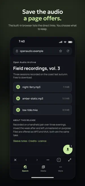 Tubik: Music Player screenshot 3