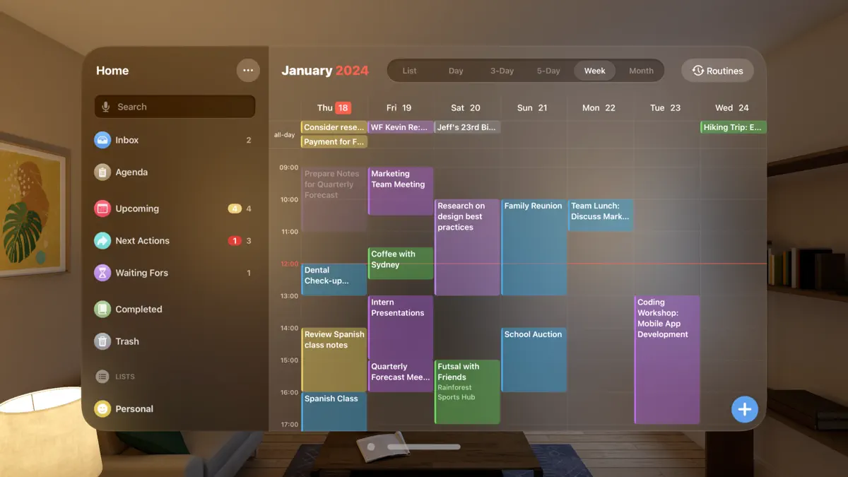 Yata for GTD: Todo & Calendar screenshot 1