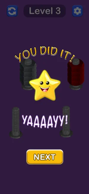 Steel Nuts & Bolts Sort Puzzle screenshot 3