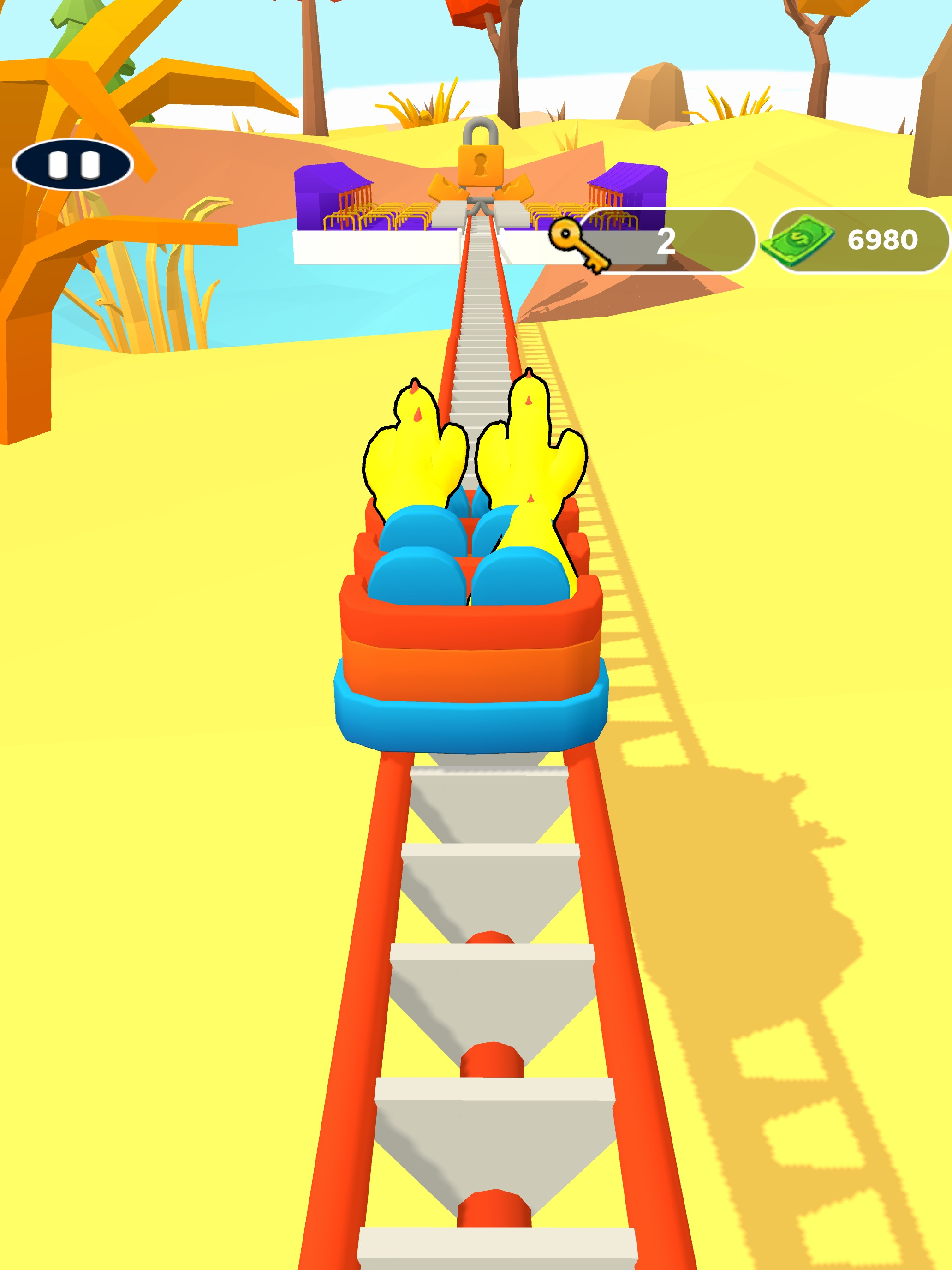 Cute Chicks Roller Coaster screenshot 7