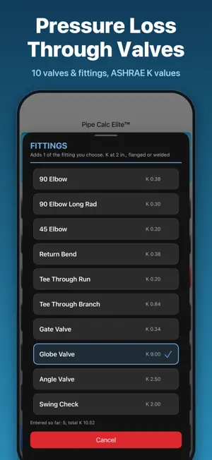 Pipe Calc Elite screenshot 4