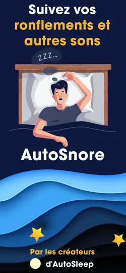 Capture d'écran de AutoSnore: Appli Ronflement sur iPhone 1