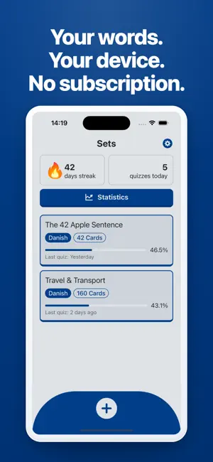 Wortspatz: Flashcards screenshot 1