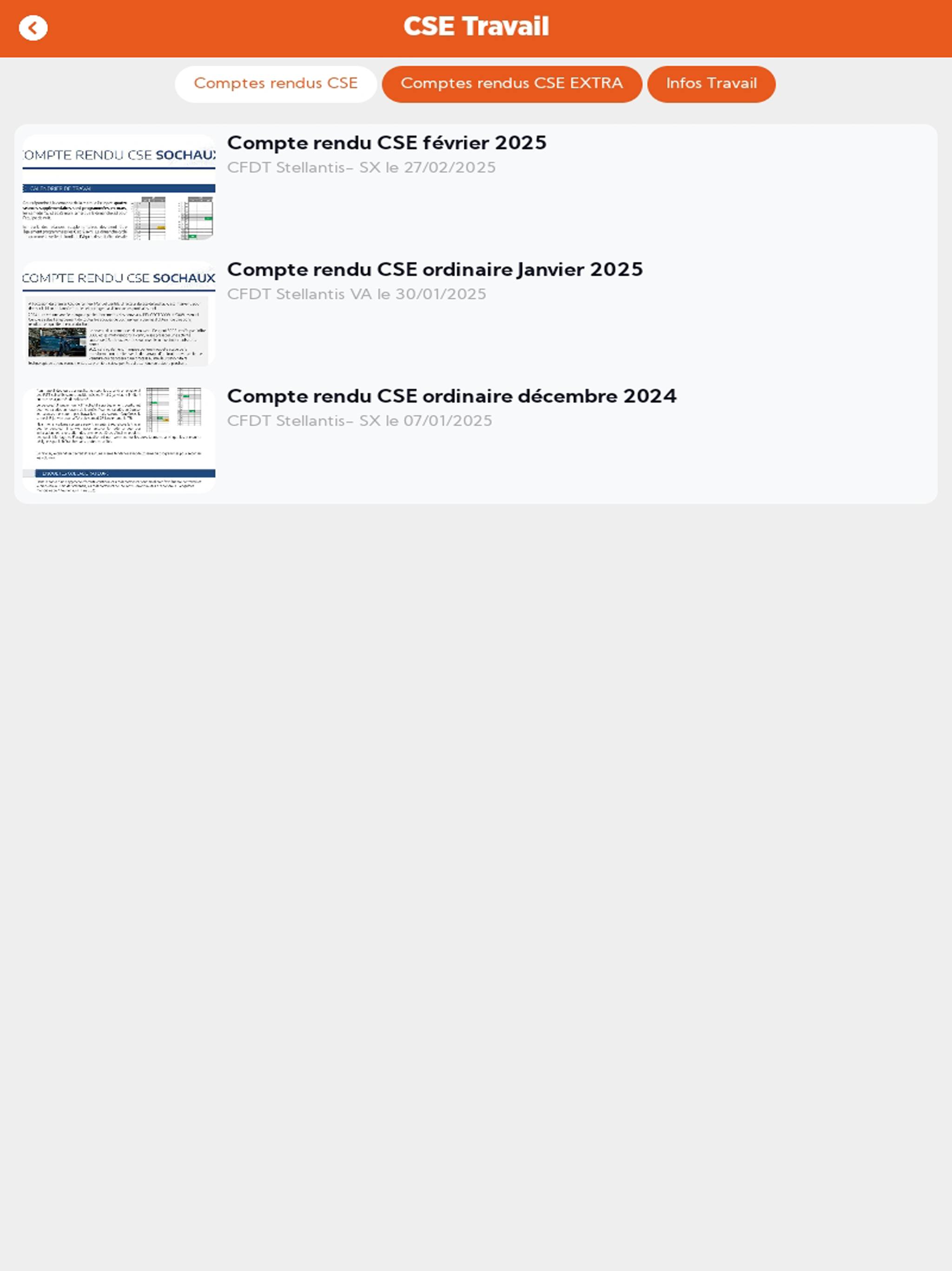 CFDT Stellantis SX screenshot 5
