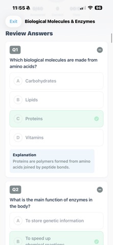Biology Y11 screenshot