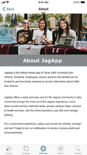 A&M San Antonio JagApp screenshot 2