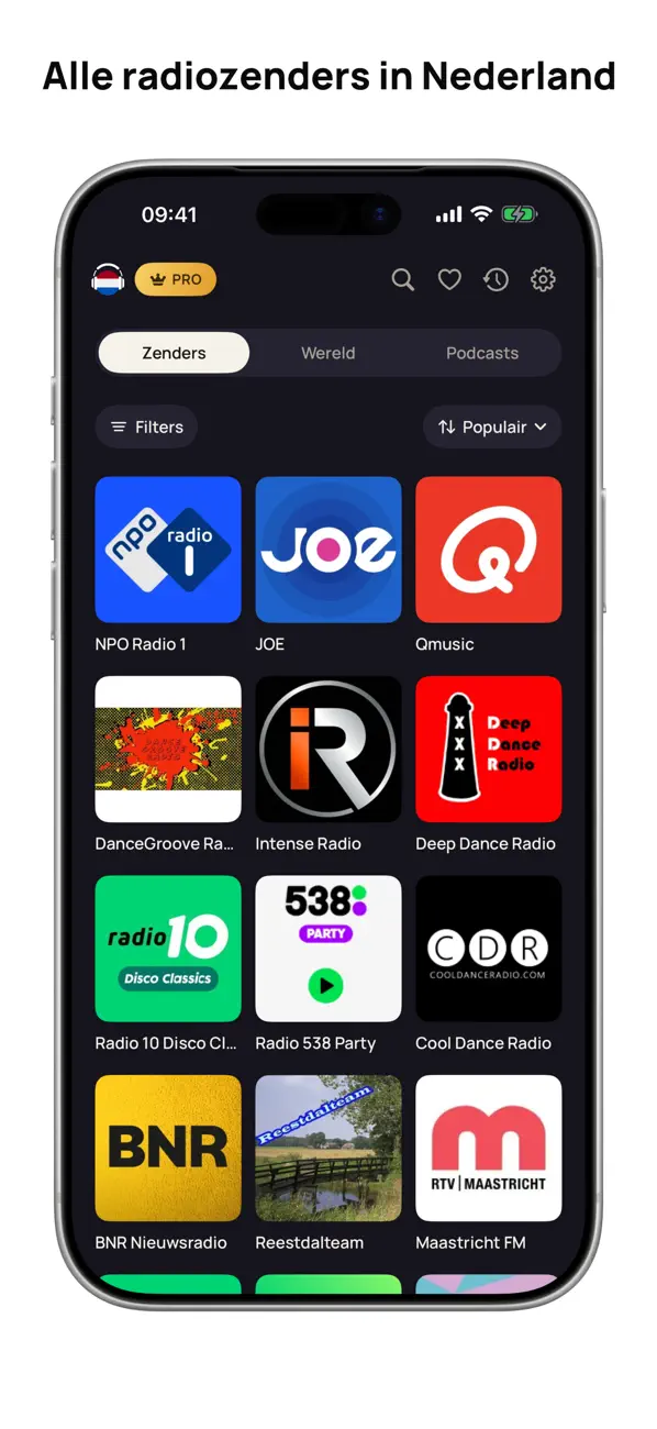 Screenshot #1 pour Radio Nederland Live FM Online
