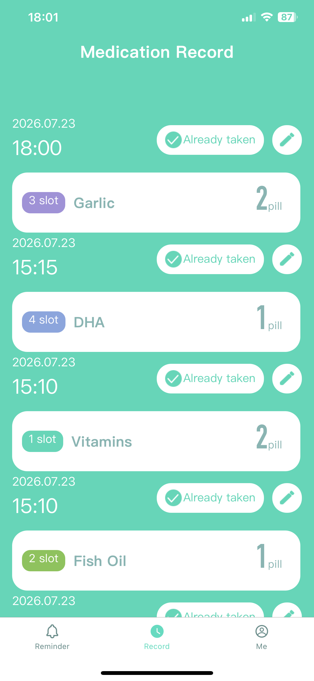 Hi Pill Box screenshot 3