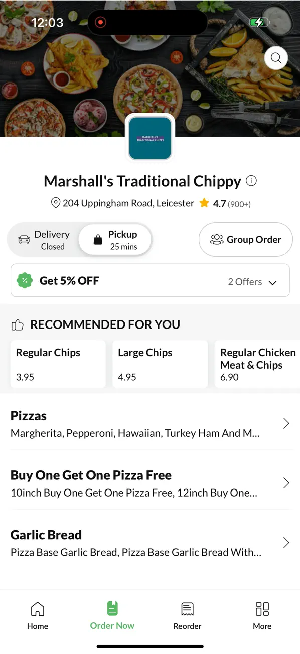 Screenshot #2 pour Marshall's Traditional Chippy