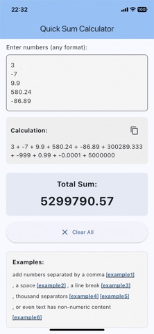 Sum Up: Quick Calculator screenshot