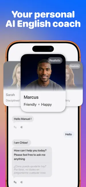 BetterSpeak: AI Language Tutor iPhone screenshot 3