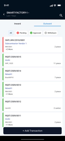Manufapp screenshot