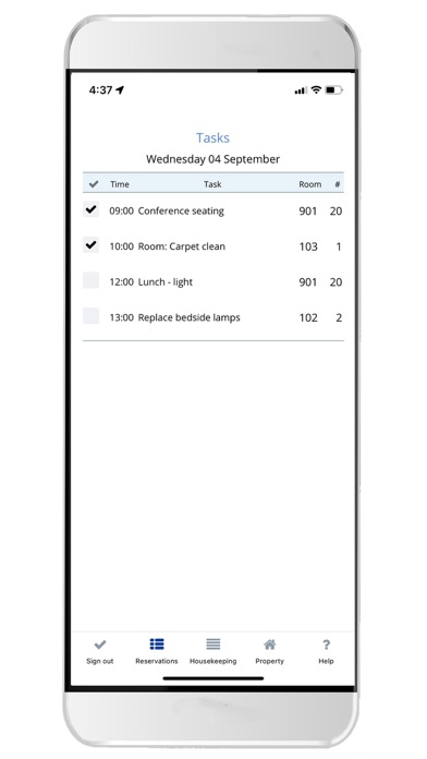 Callista Aurelian Reservations Screenshot