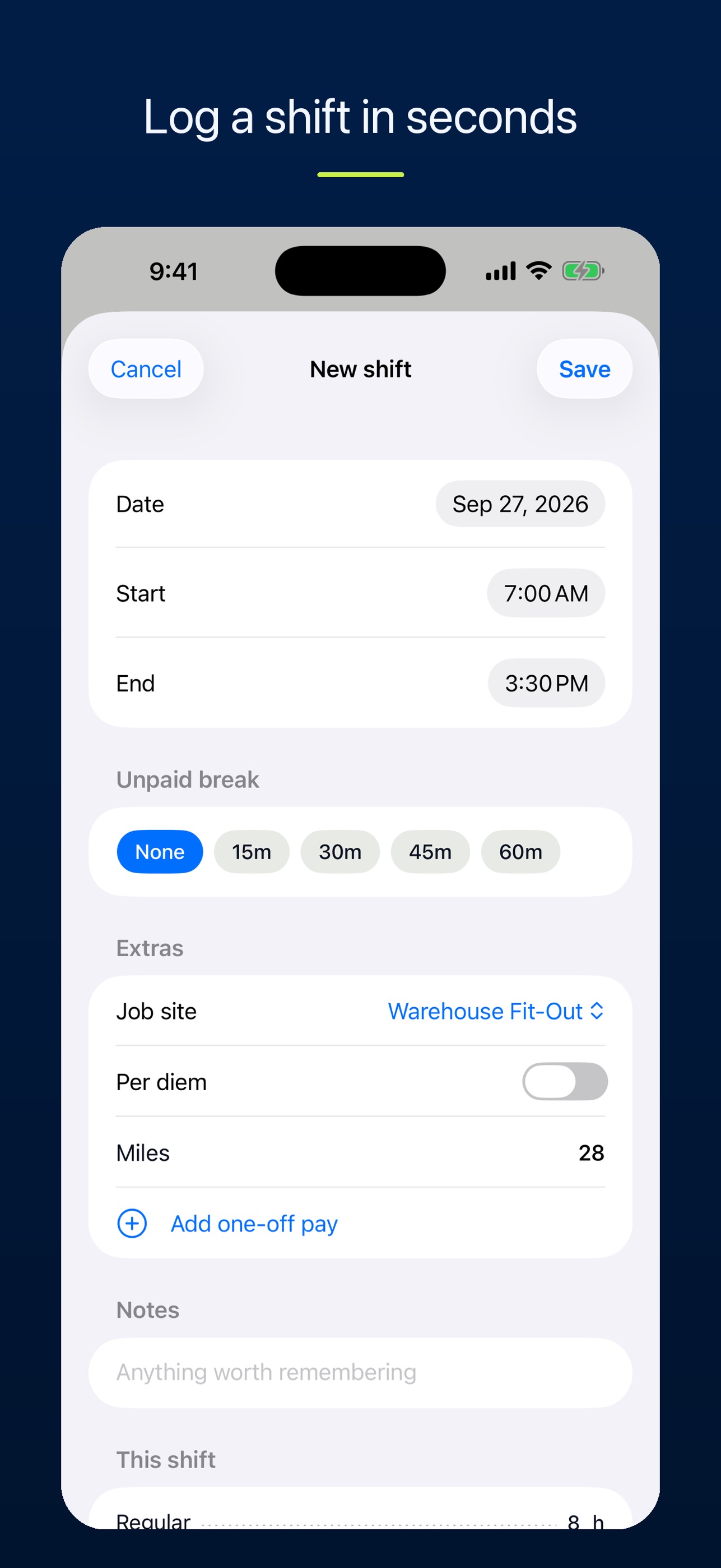 Screenshot 3 of WageFuse: Electrician Pay