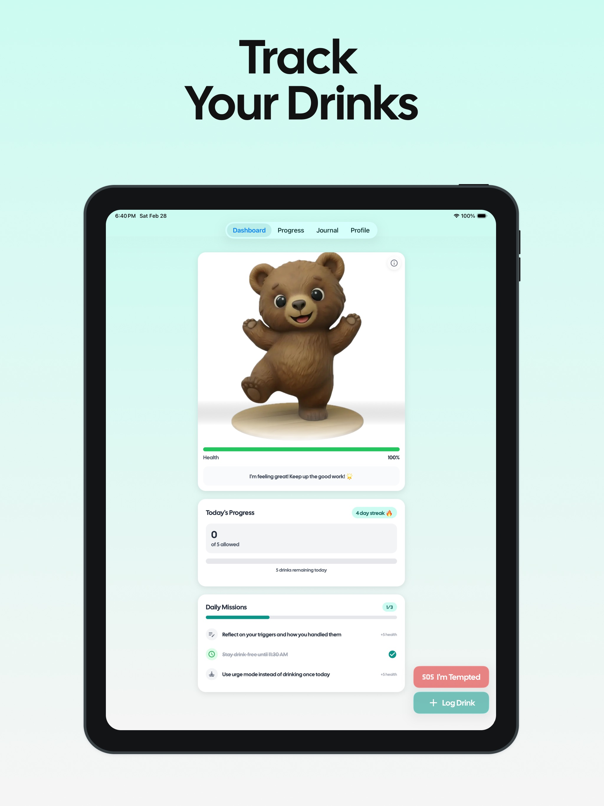SoberPal: Quit Drinking App screenshot 8