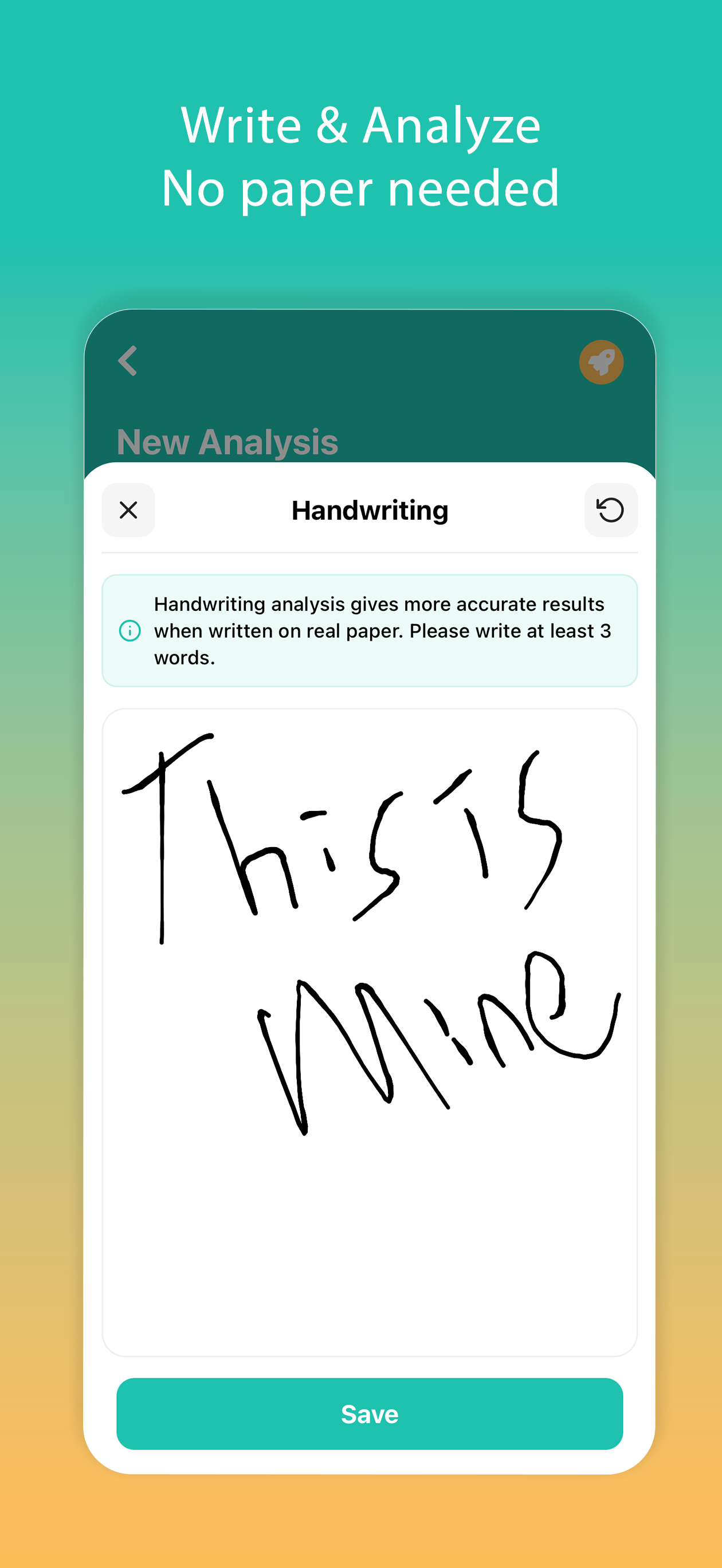 Handwriting Analysis