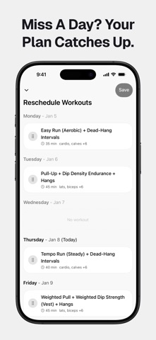Momentum Gym & Workout Planner screenshot