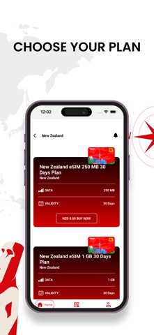 eSIM New Zealand screenshot