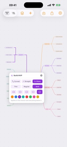 MindMap AI: Mind Map Maker Screenshot 3 of 6