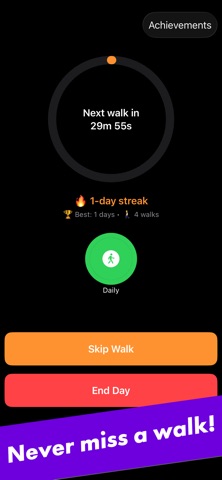 Walking Reminder Screenshot 1 of 3