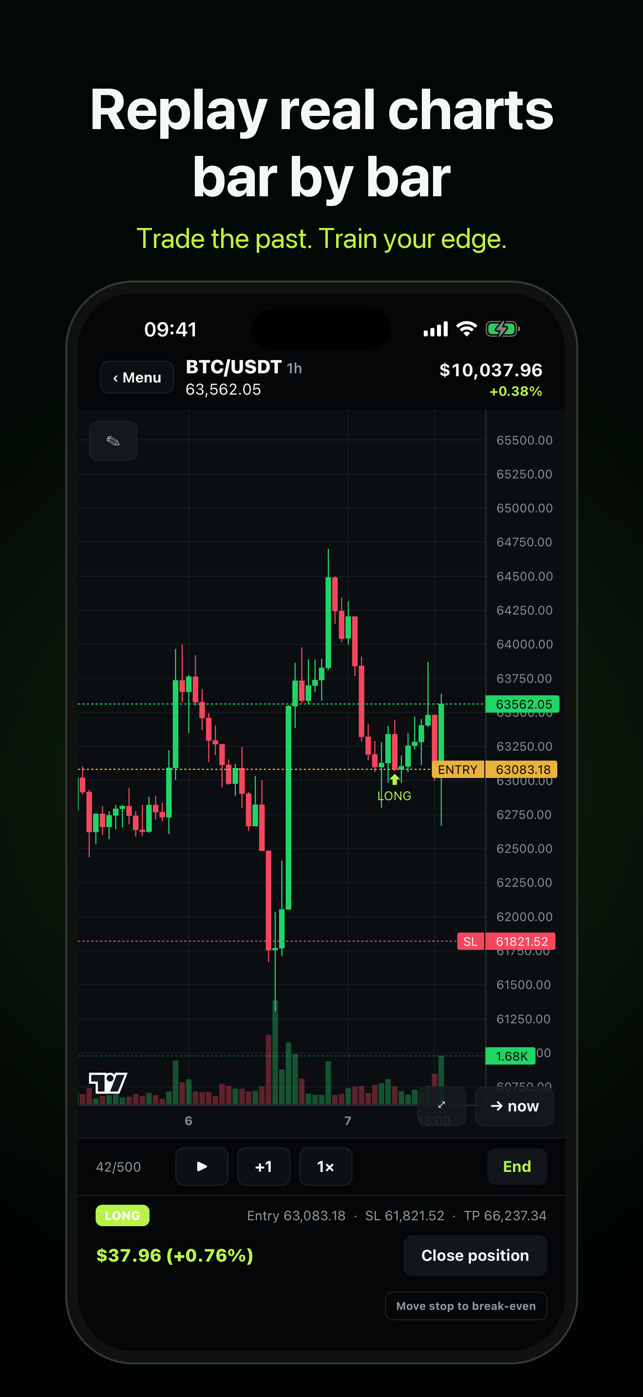 Replay Trader: Trading Sim screenshot 2